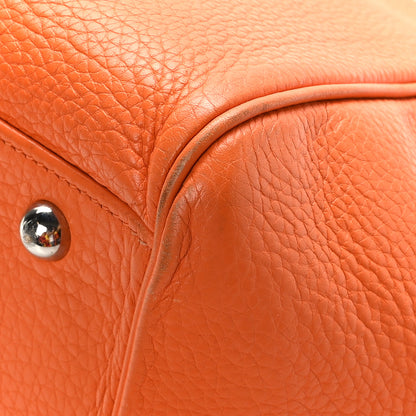 Hermes Taurillon Clemence Paris Bombay 37 Orange 7 of 13