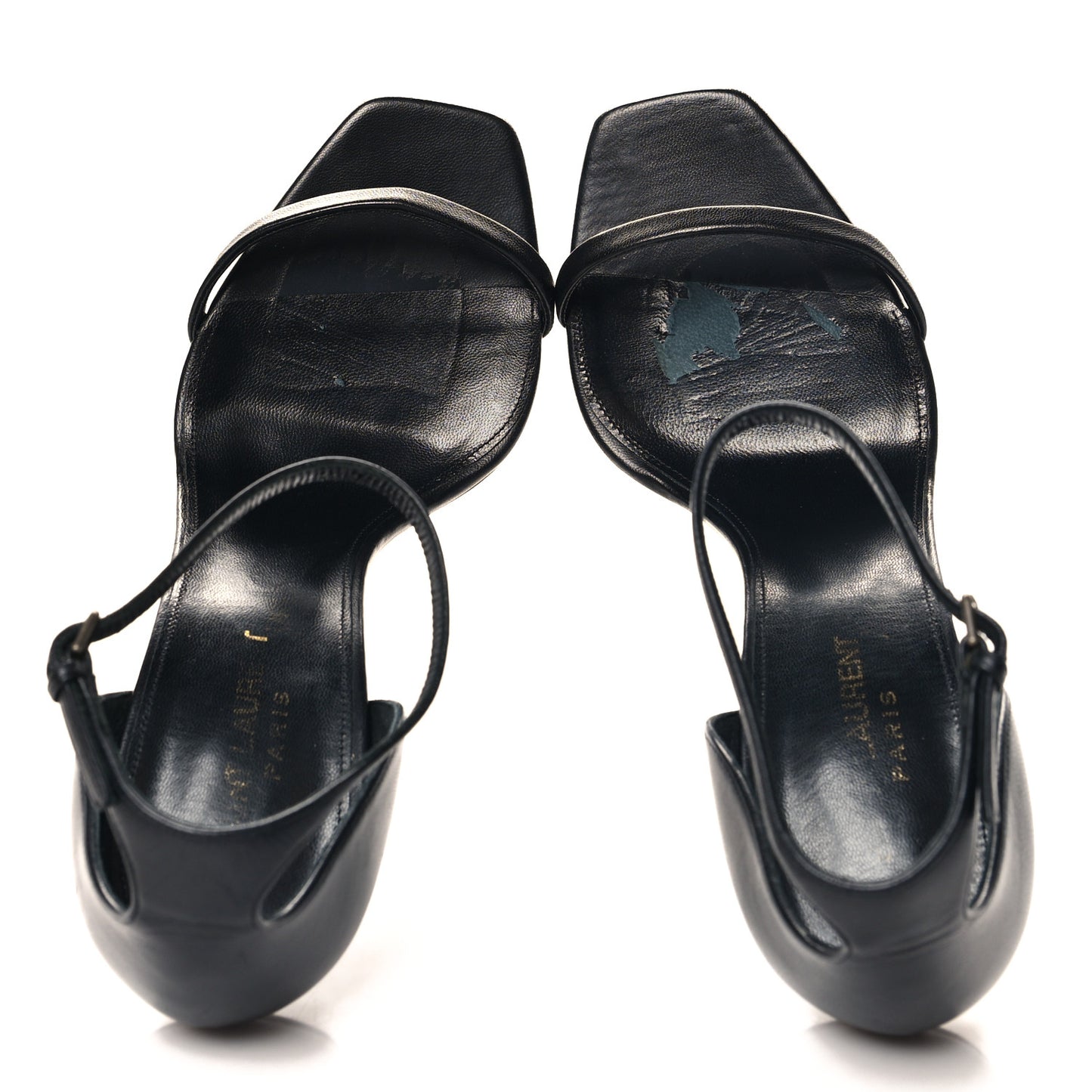 Nappa Vendome Opyum 110 Sandals 39.5 Black Aged Gold