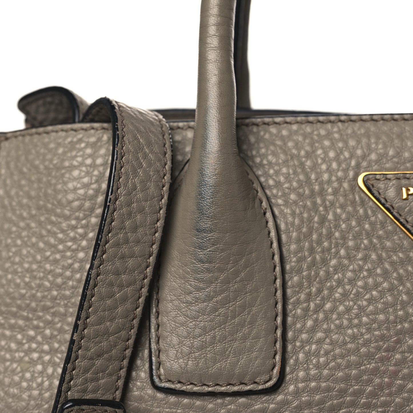 Vitello Daino Shopping Tote Argilla