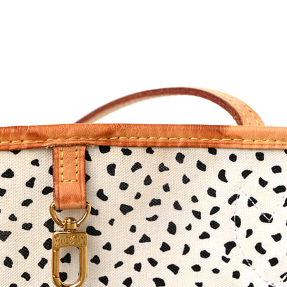 Louis Vuitton Monogram Kusama Waves Neverfull MM White 10 of 14