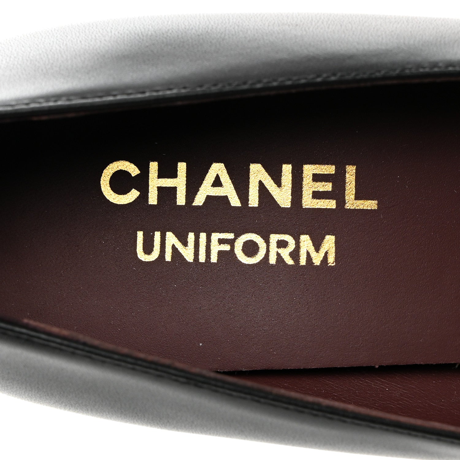Chanel Lambskin Cap Toe CC Pumps 35.5 Black 6 of 9