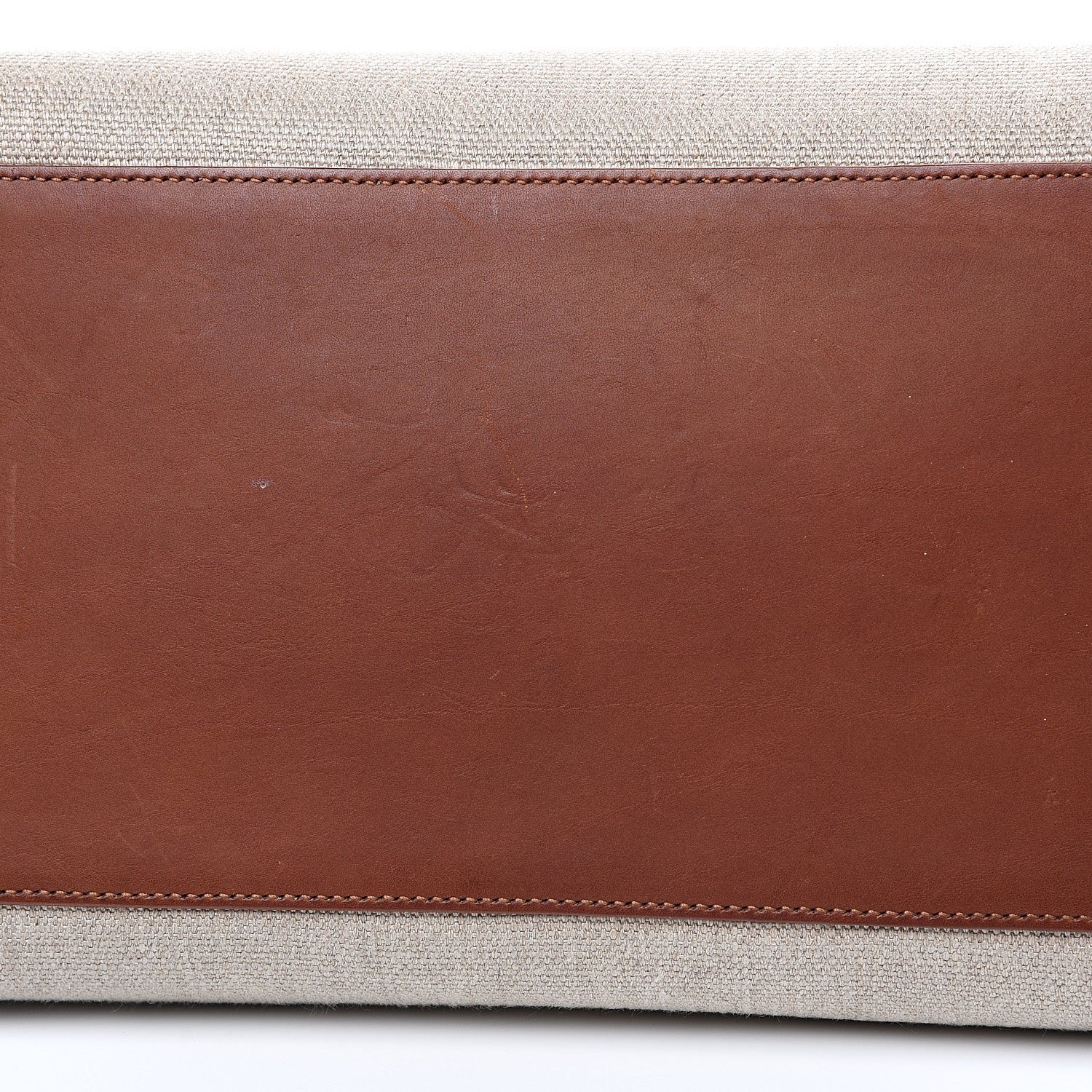 Saint Laurent Linen Calfskin Medium Souple Sac De Jour Cognac 8 of 14