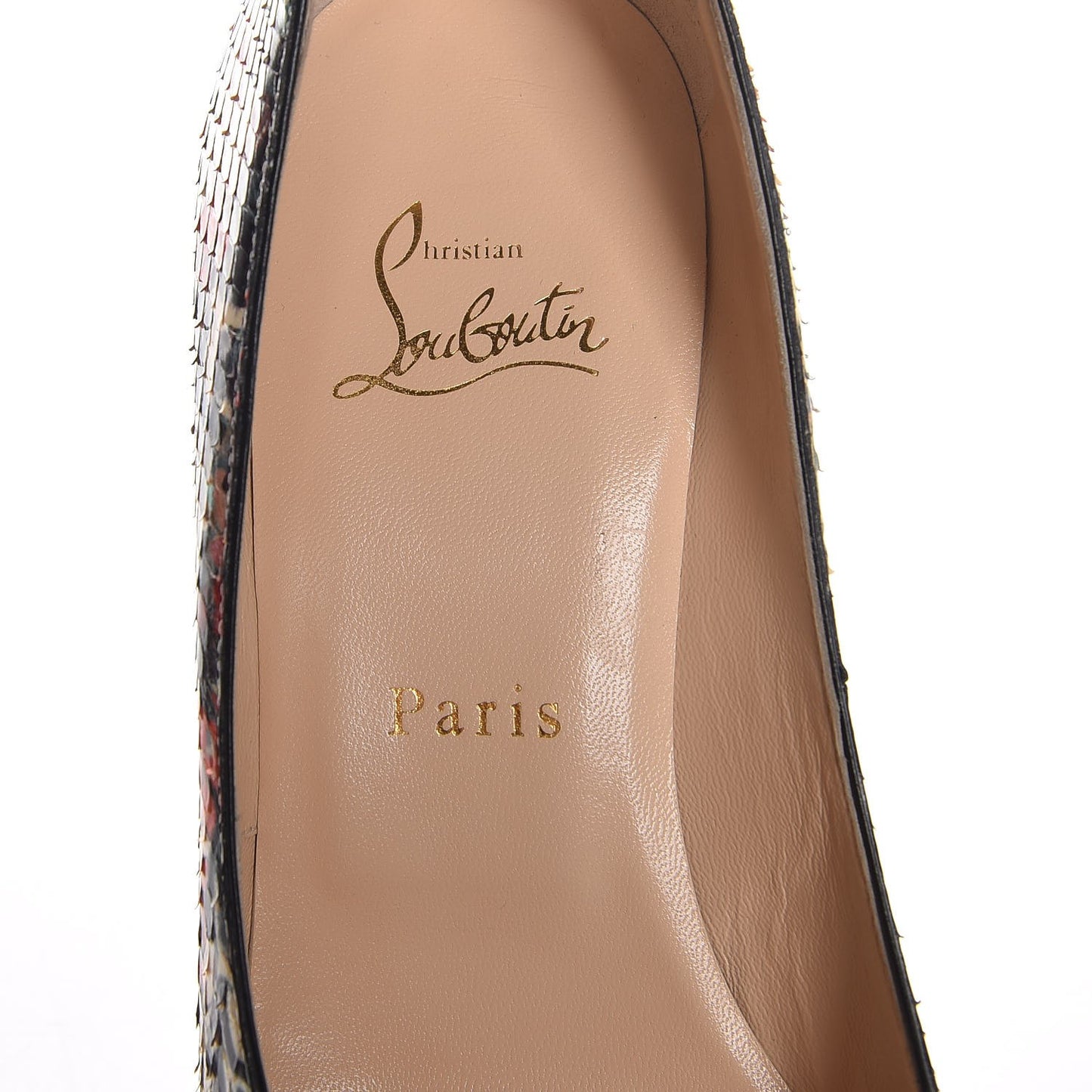 Python Faience Lucido Palais Royal 140 Pumps 38.5 Multicolor