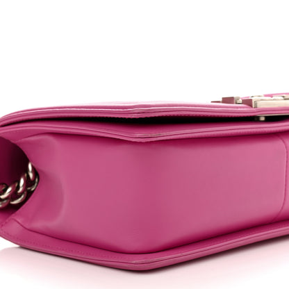 Chanel Matte Snakeskin Medium Boy Flap Pink 5 of 15