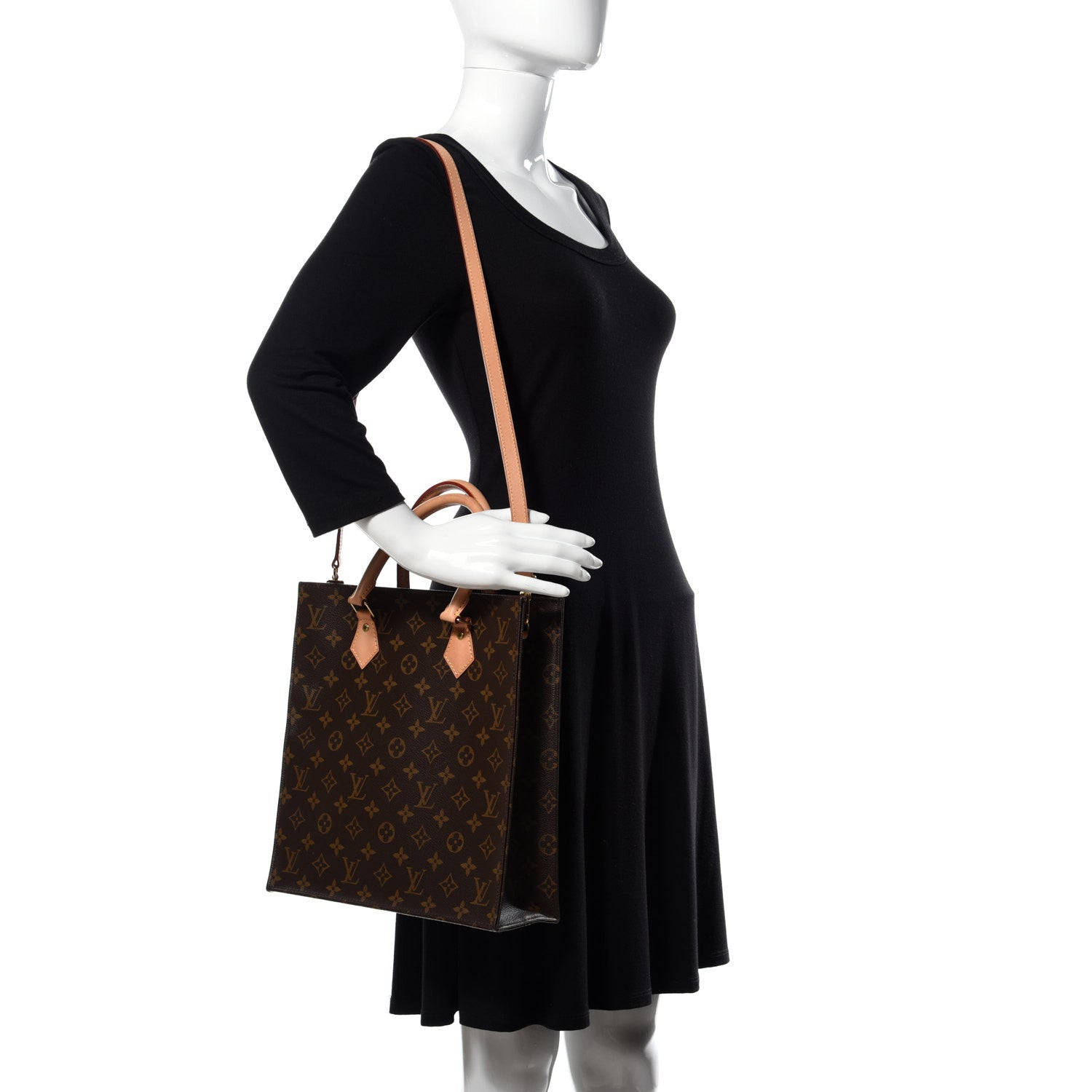 Louis Vuitton Monogram Sac Plat PM 2 of 8