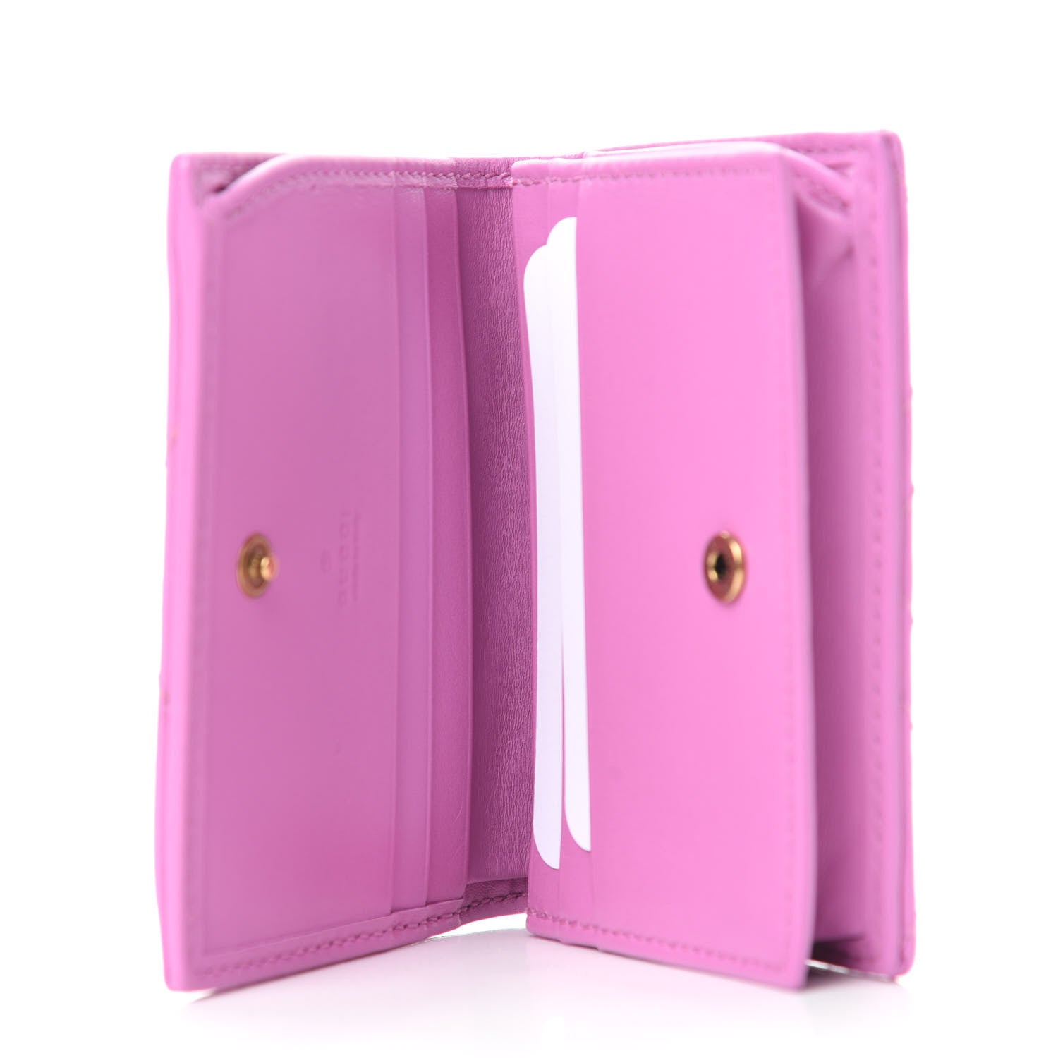 Gucci Calfskin Matelasse GG Marmont Card Case Candy Mousse 5 of 9
