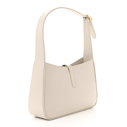 Saint Laurent Smooth Calfskin Le 5 A 7 Hobo Blanc Vintage 3 of 10