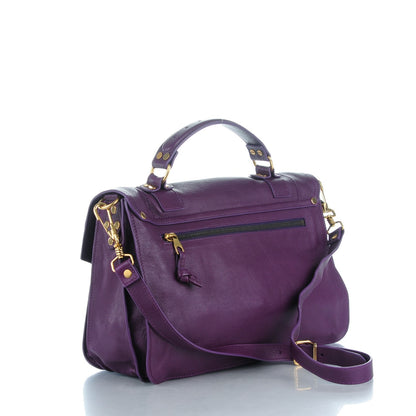 Proenza Schouler Lambskin Medium PS1 Satchel Grape Jam 3 of 7