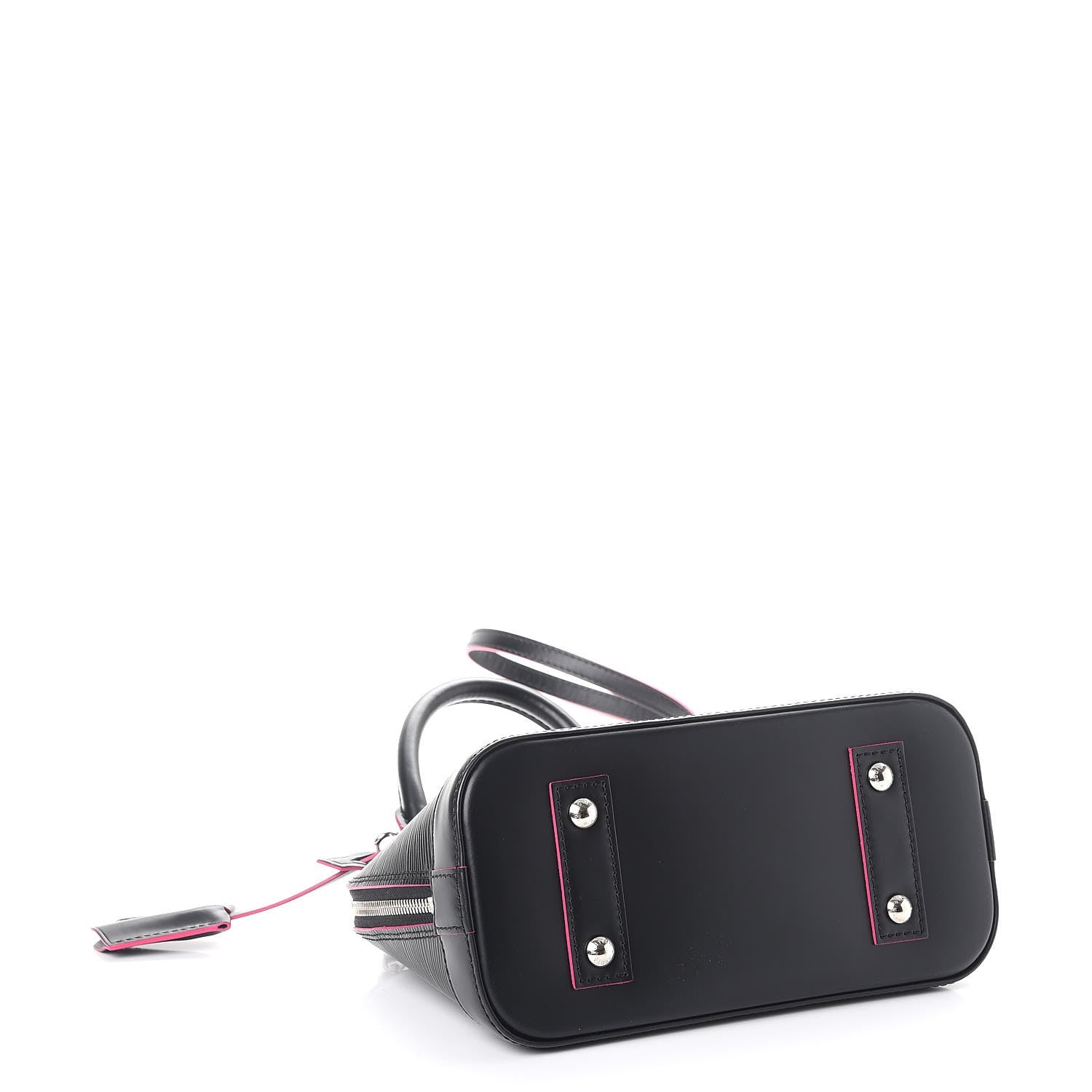 Louis Vuitton Epi Alma BB Black Hot Pink 4 of 8
