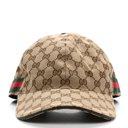 Gucci Monogram Web Baseball Hat M Beige Cocoa 3 of 9