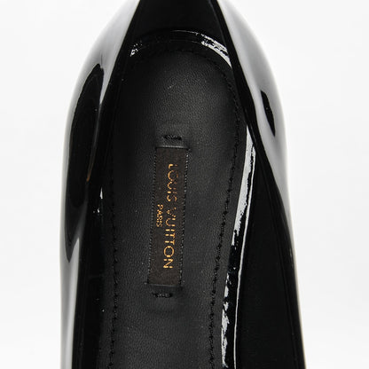 Louis Vuitton Patent Calfskin Betty Ballerina Flats 41 Black 7 of 8