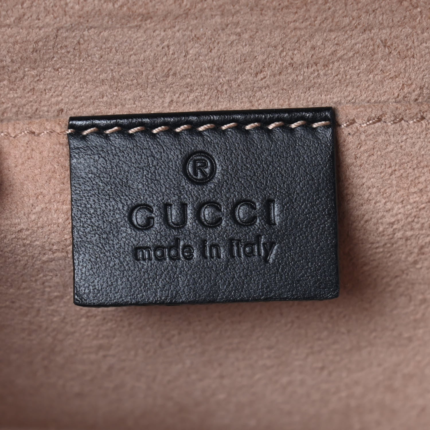 Gucci Calfskin GG Supreme Monogram Small Padlock Shoulder Bag Black Gold 6 of 9