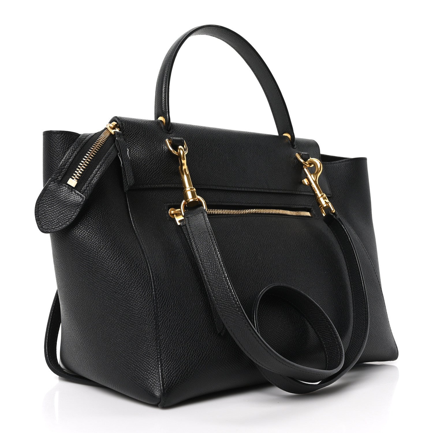 Celine Grained Calfskin Mini Belt Bag Black 3 of 9