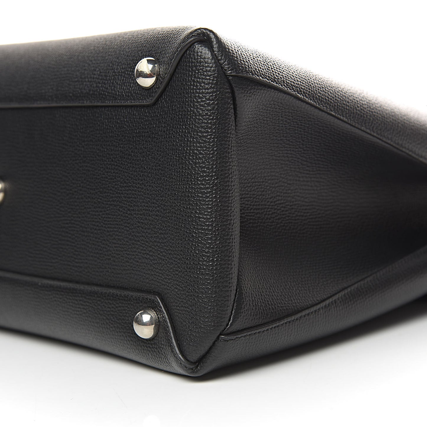 Derby Calfskin House Check Medium Banner Tote Black