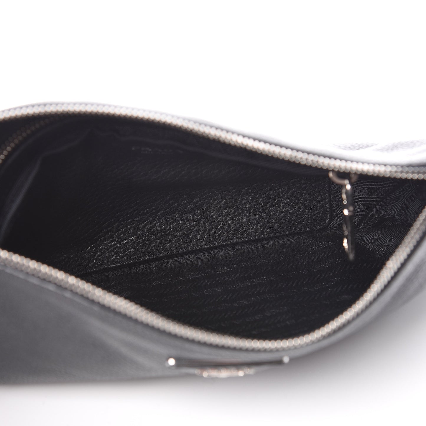 Vitello Daino Crossbody Bag Black