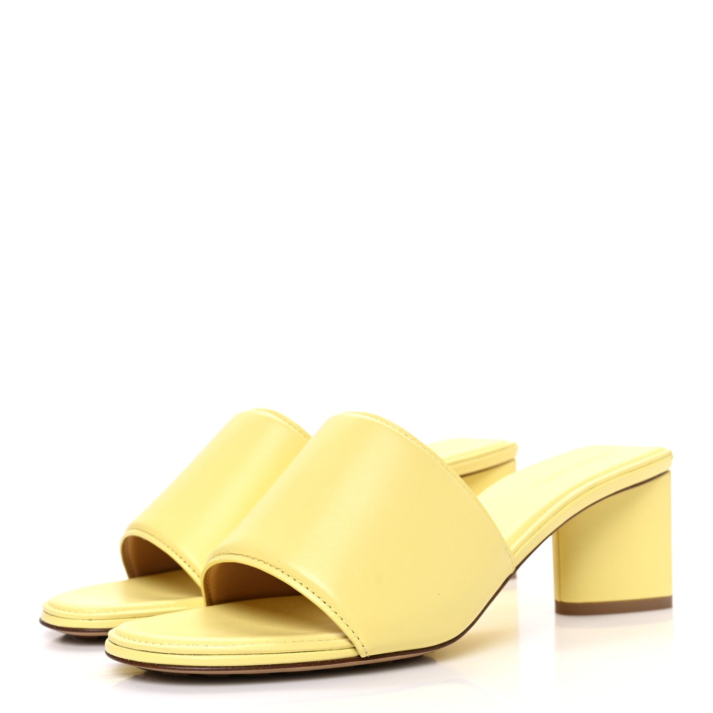 Vienna Calfskin The Band Mule Sandals 40 Lemonade