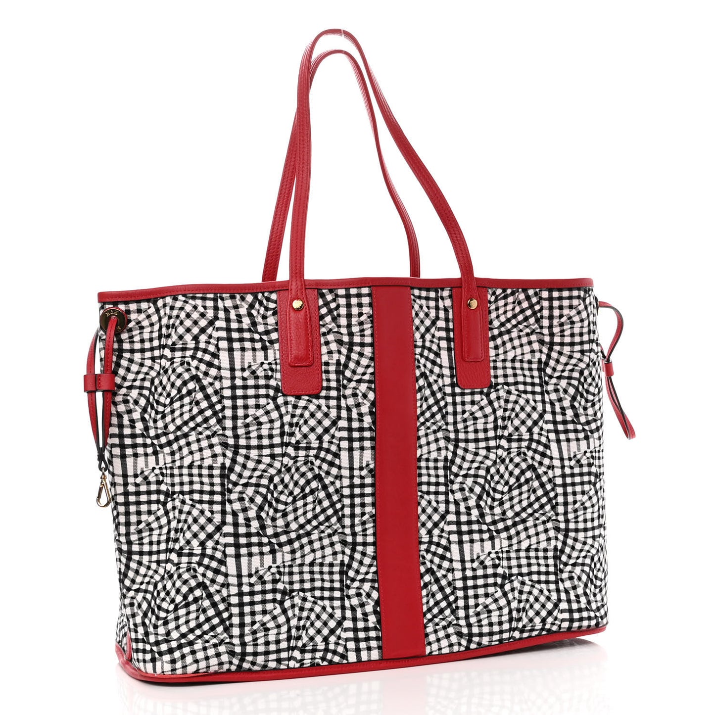 Visetos Large Liz Reversible Shopper Tote Ruby Red