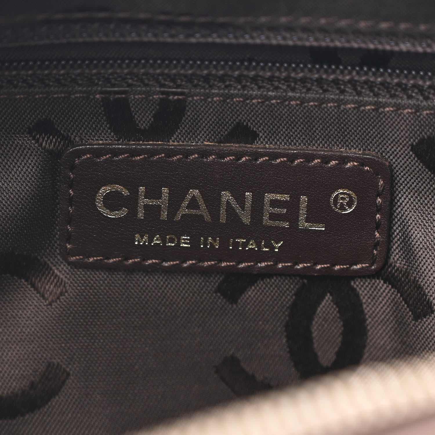 Chanel Calfskin Wild Stitch Chain Bag Brown 5 of 11