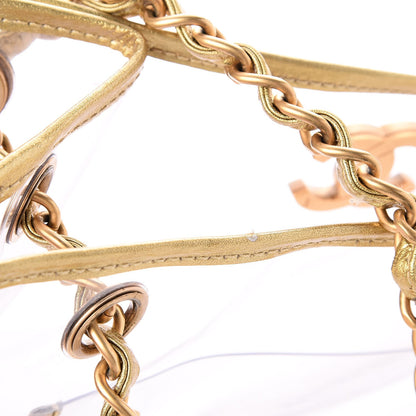 Chanel Vinyl Naked Tote Gold 9 of 9