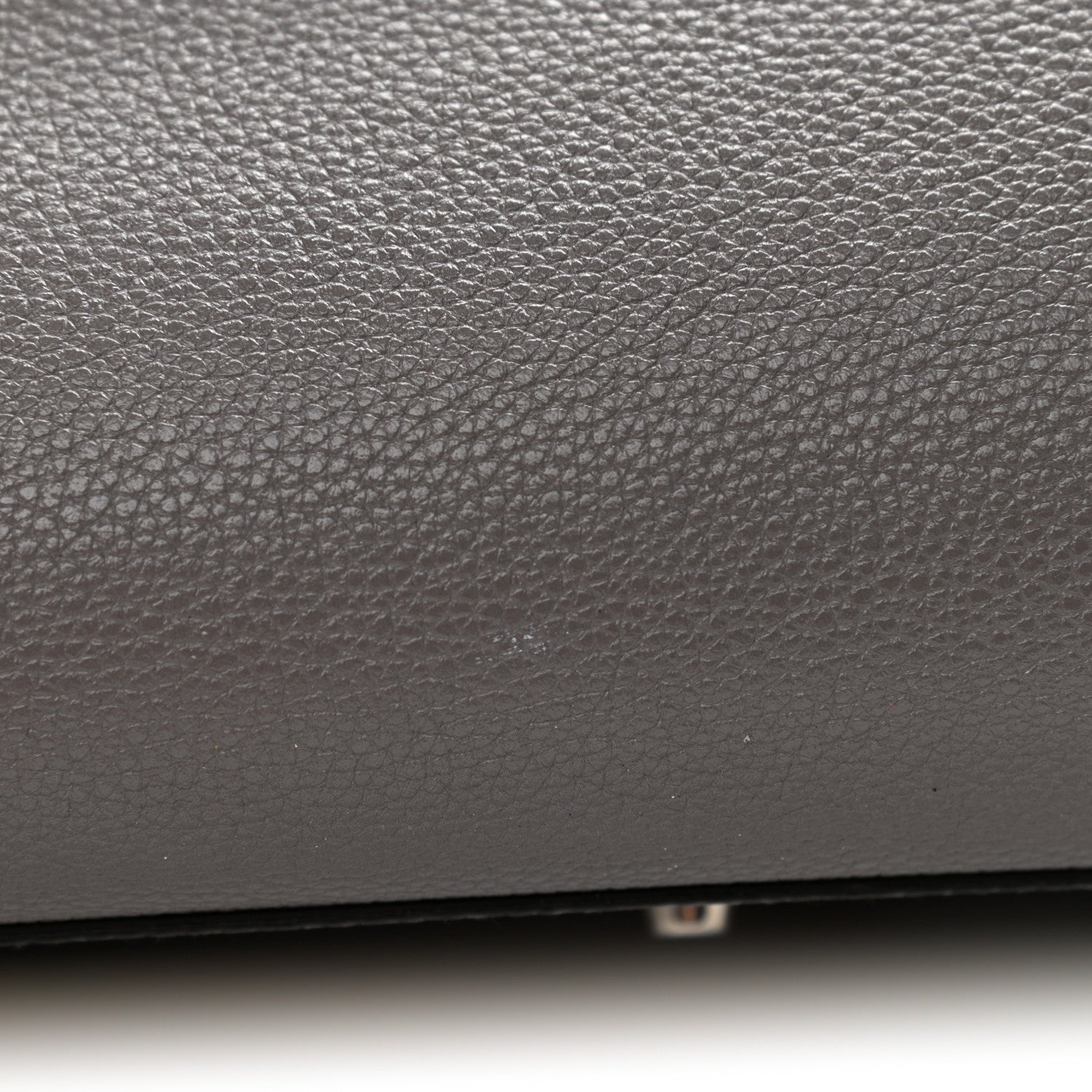 Gucci Grainy Calfskin Medium Zumi Top Handle Bag Dusty Grey 12 of 13