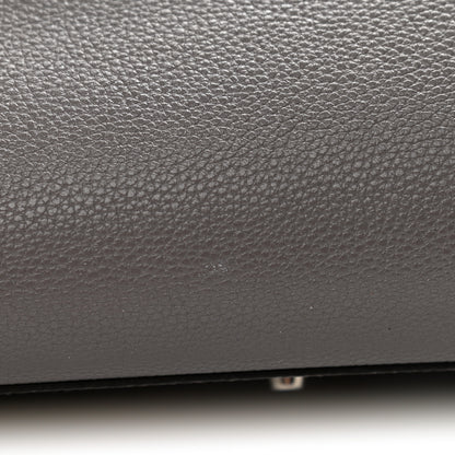 Gucci Grainy Calfskin Medium Zumi Top Handle Bag Dusty Grey 12 of 13