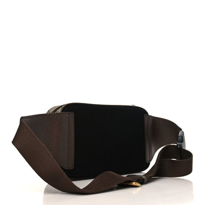 Gucci Soft GG Supreme Monogram Medium Ophidia Belt Bag Dark Brown 3 of 9