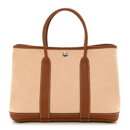 Hermes Toile Negonda Garden Party 30 TPM Gold 1 of 10