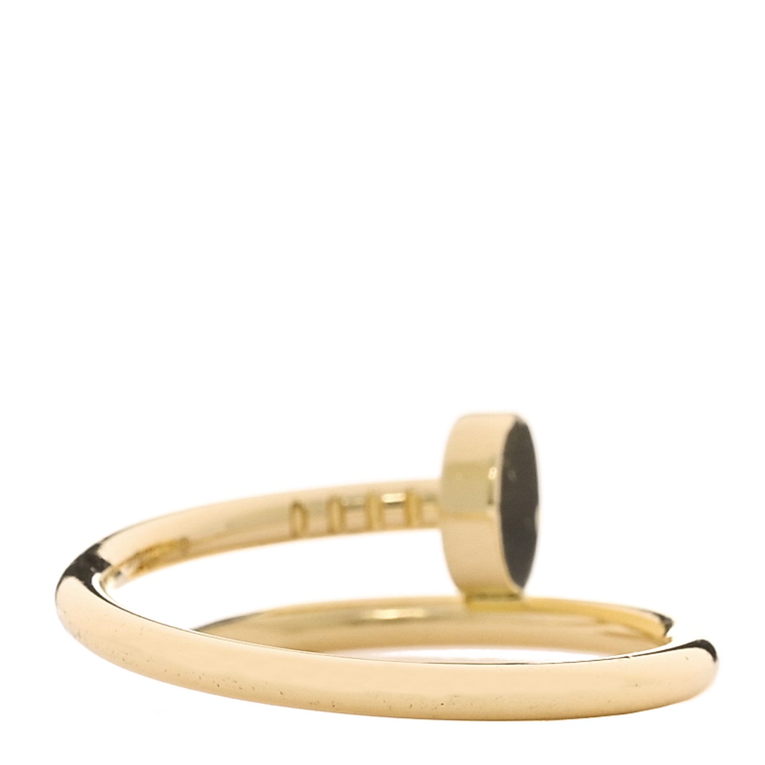Cartier 18K Yellow Gold Small Juste Un Clou Ring 53 6.5 3 of 6