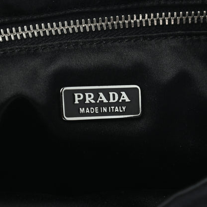 Prada Satin Beaded Mini Tote Bag Black 6 of 7