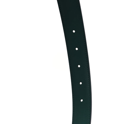 Gucci Ciny Lux Calfskin G Cube Memorable 25mm Belt 110 44 Vintage Green 5 of 5