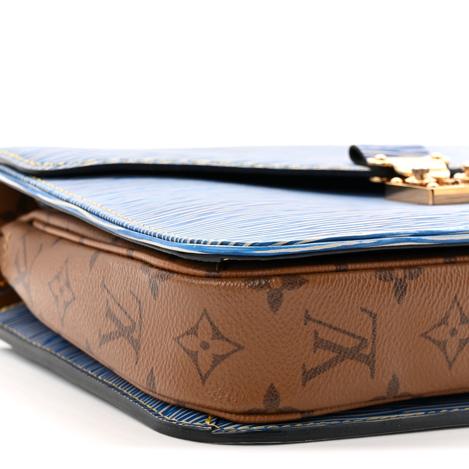Louis Vuitton Epi Reverse Monogram Pochette Metis Denim Light 8 of 10