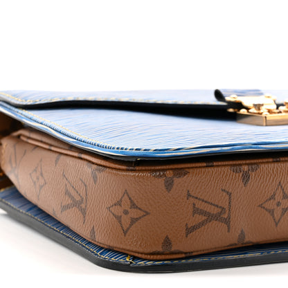 Louis Vuitton Epi Reverse Monogram Pochette Metis Denim Light 8 of 10