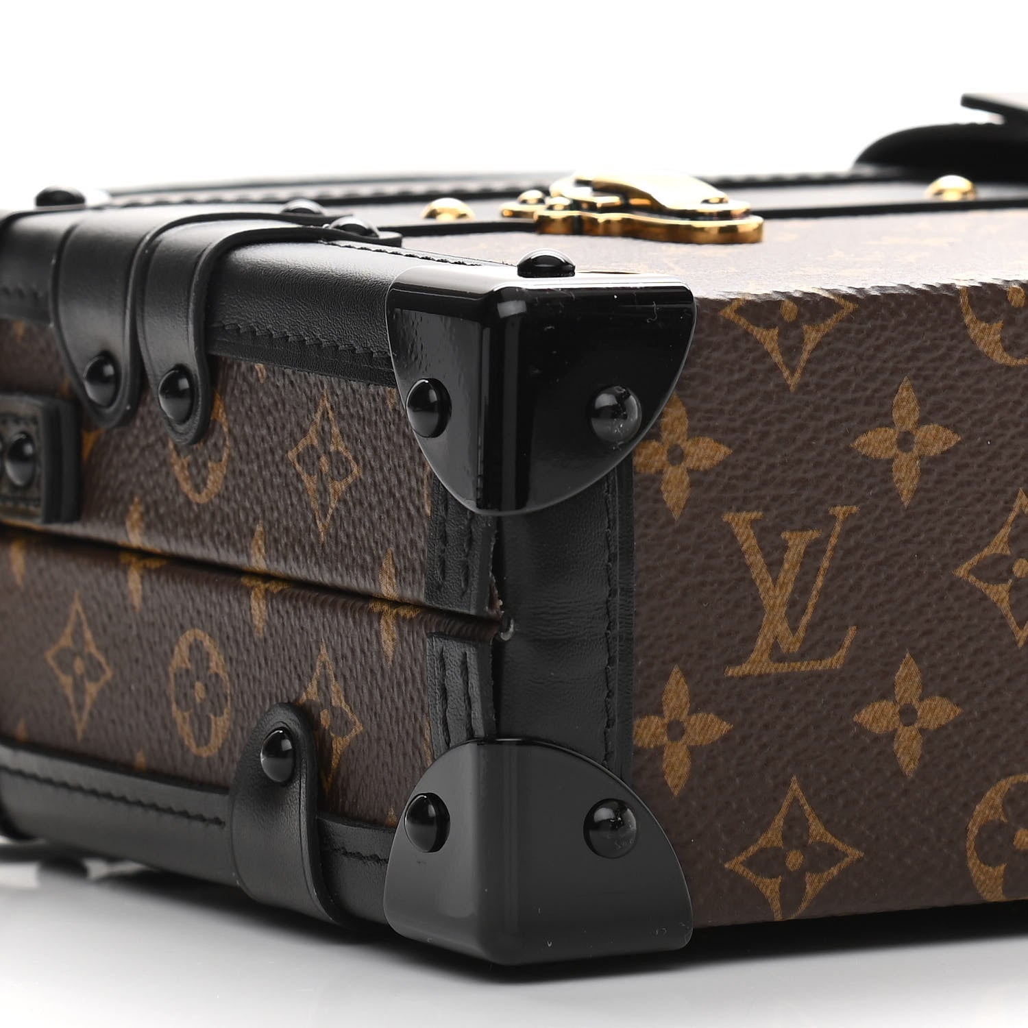 Louis Vuitton Monogram Petite Malle East West Black 8 of 9