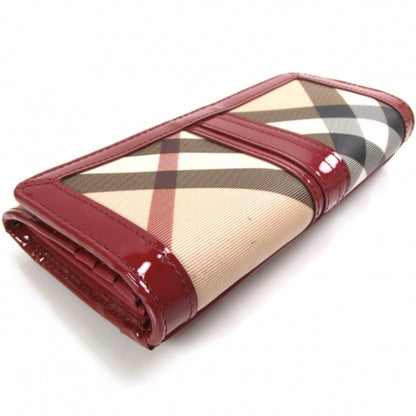 Burberry Patent Nova Check Wallet 5 of 8