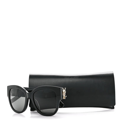 Saint Laurent Acetate Cateye Sunglasses SL M95 F Black 8 of 8
