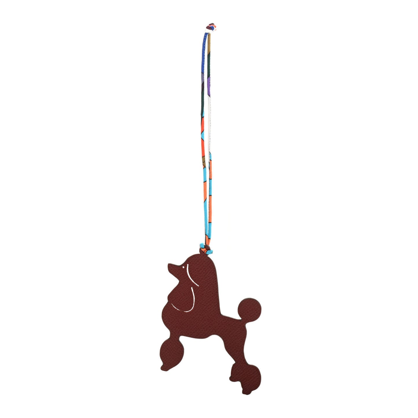 Togo Epsom Petit H Dog Bag Charm Rouge H Alezan