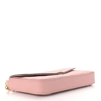 Louis Vuitton Empreinte Pochette Felicie Chain Wallet Rose Poudre 5 of 14