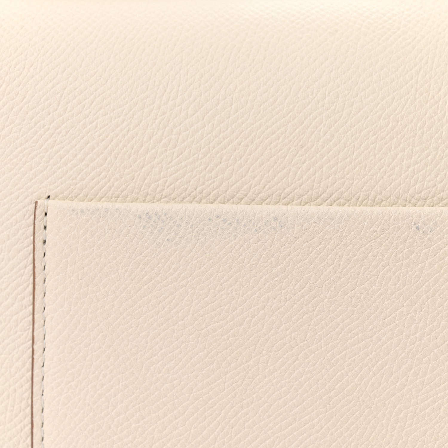Celine Grained Calfskin Small Trotteur White 13 of 14