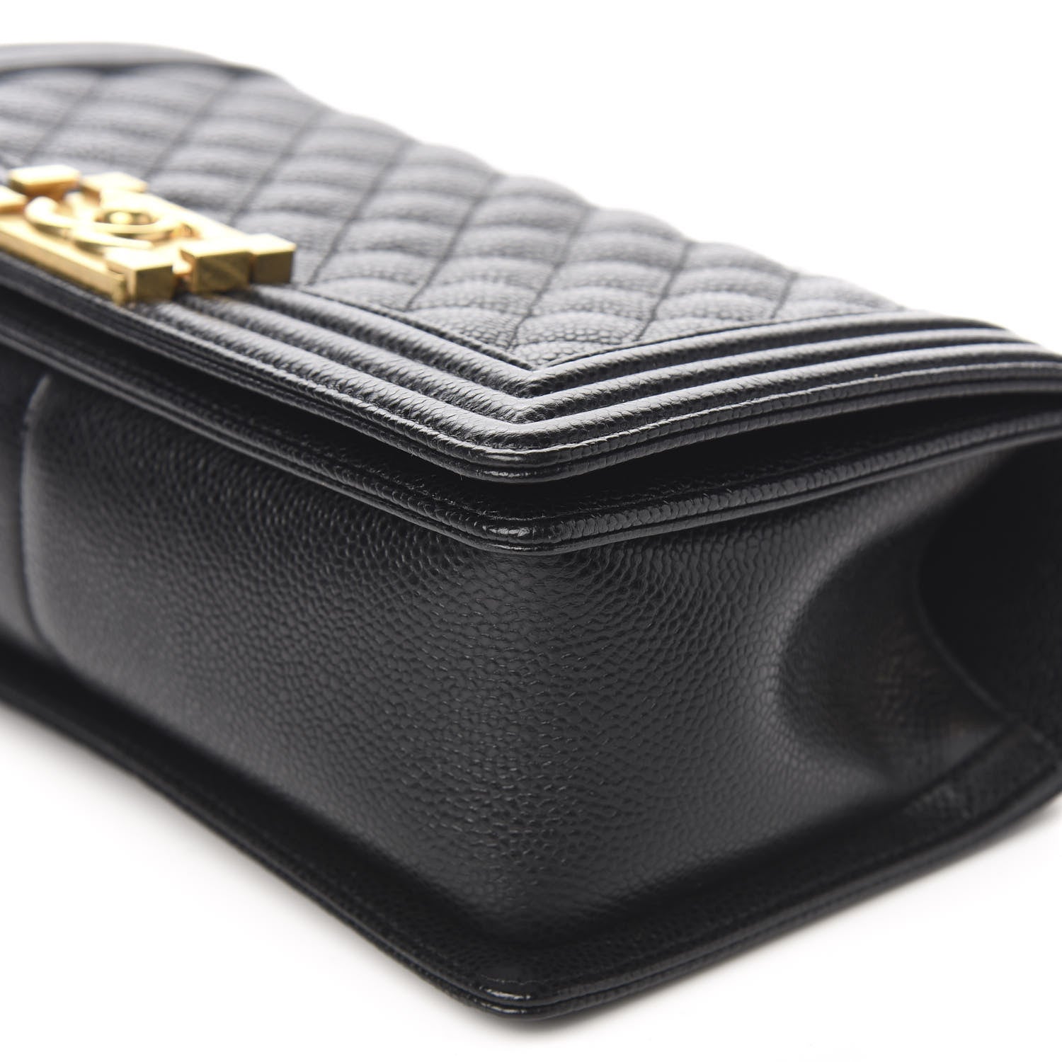 Chanel Caviar Quilted Medium Boy Flap Black 8 of 9