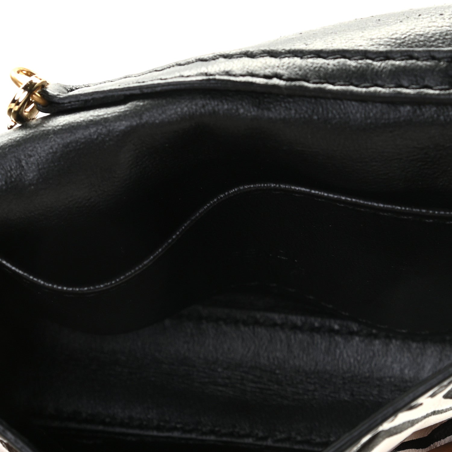 Fendi X JOSHUA VIDES Nappa Vitello King FF Embossed Nano Baguette Charm White Black 6 of 6