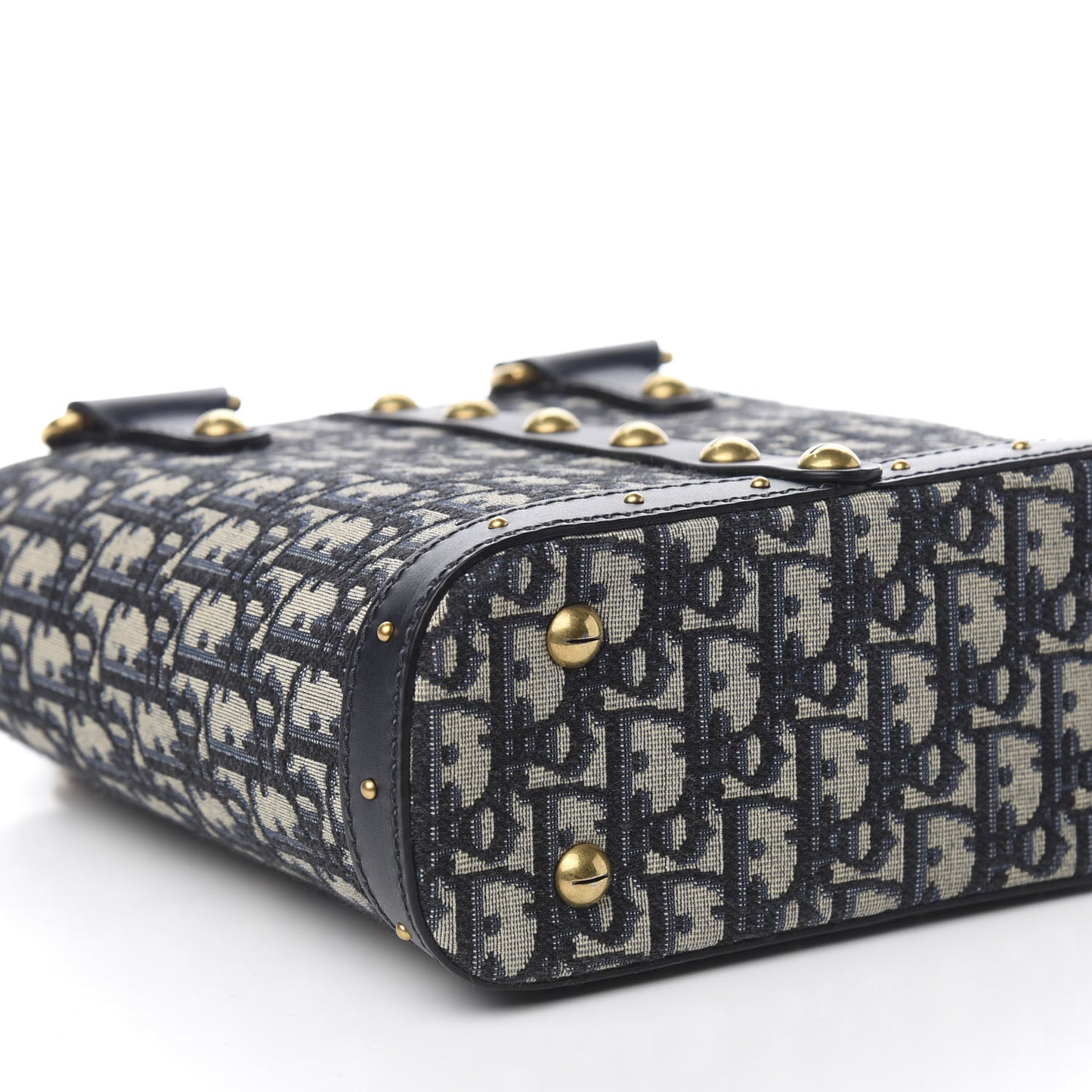 Oblique Studded DiorAvenue Bag Blue