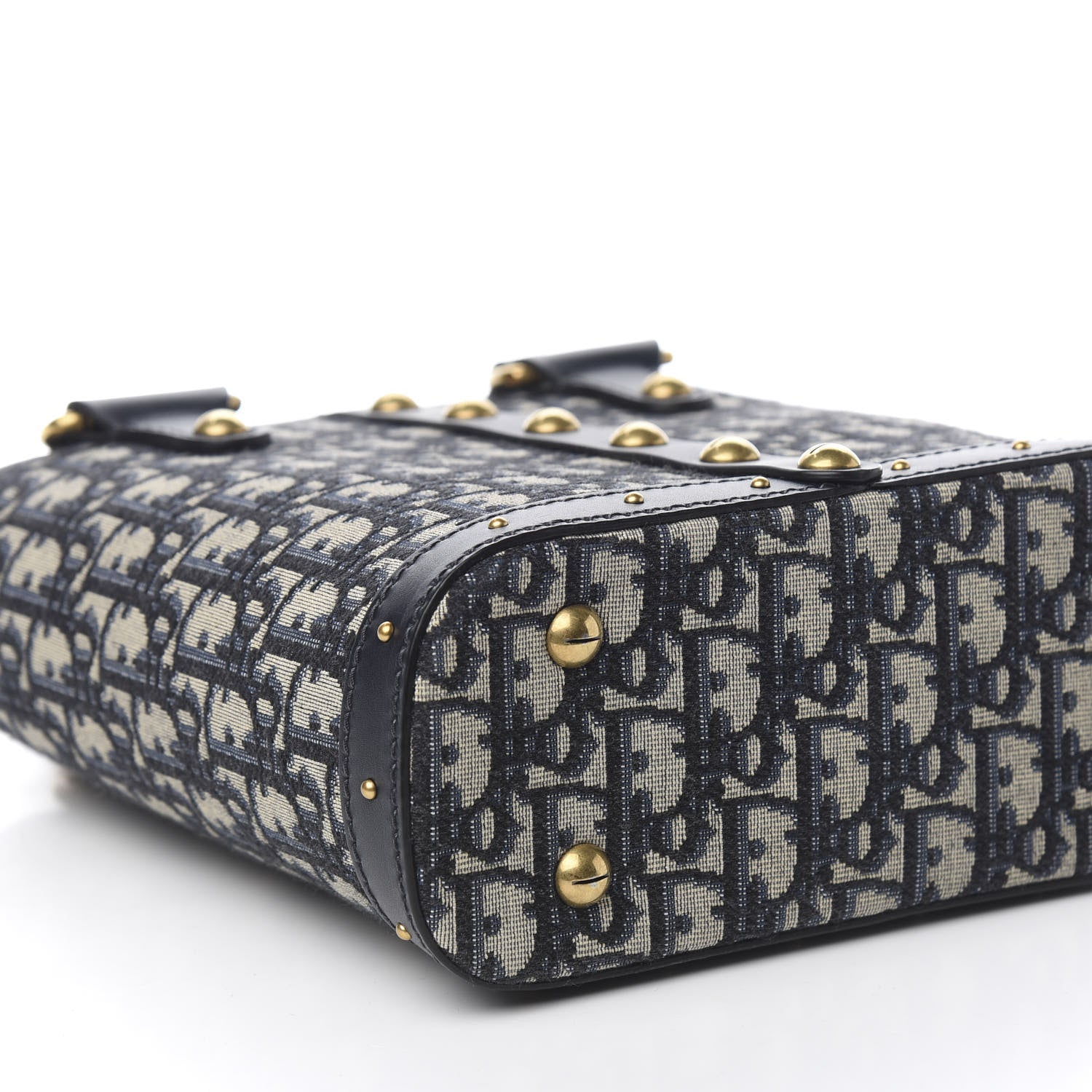 Christian Dior Oblique Studded DiorAvenue Bag Blue 6 of 8