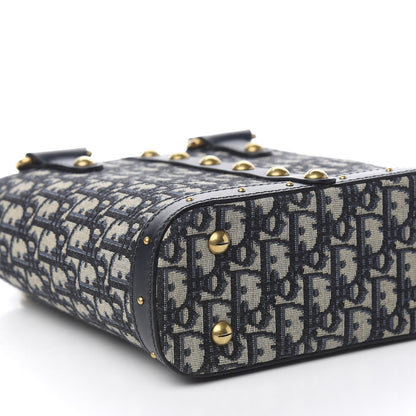 Christian Dior Oblique Studded DiorAvenue Bag Blue 6 of 8