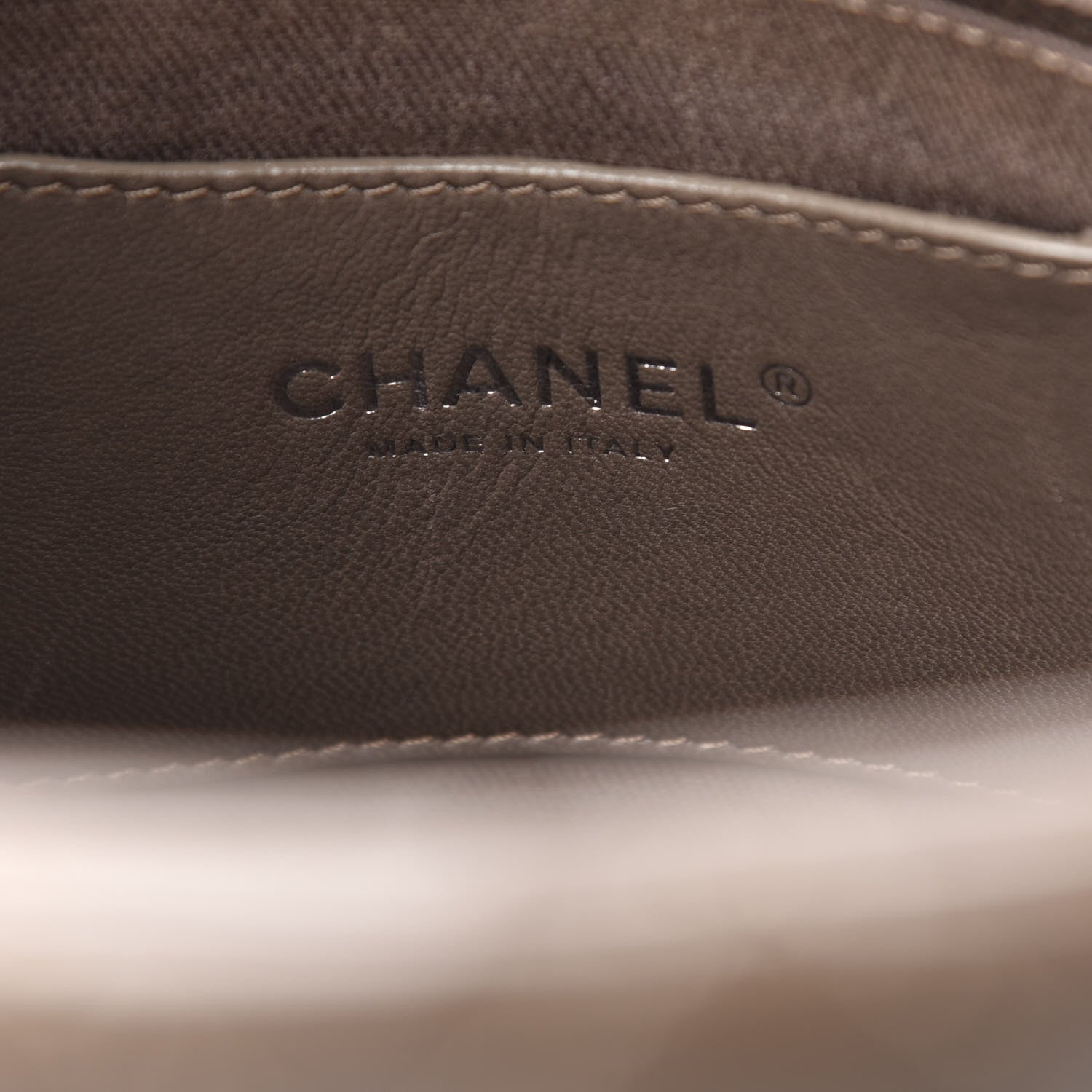 Chanel Patent Quilted Large Just Mademoiselle Bowling Bag Gris Fonce 8 of 11