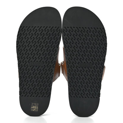 Hermes Calfskin Mens Chypre Sandals 43 Naturel 5 of 9