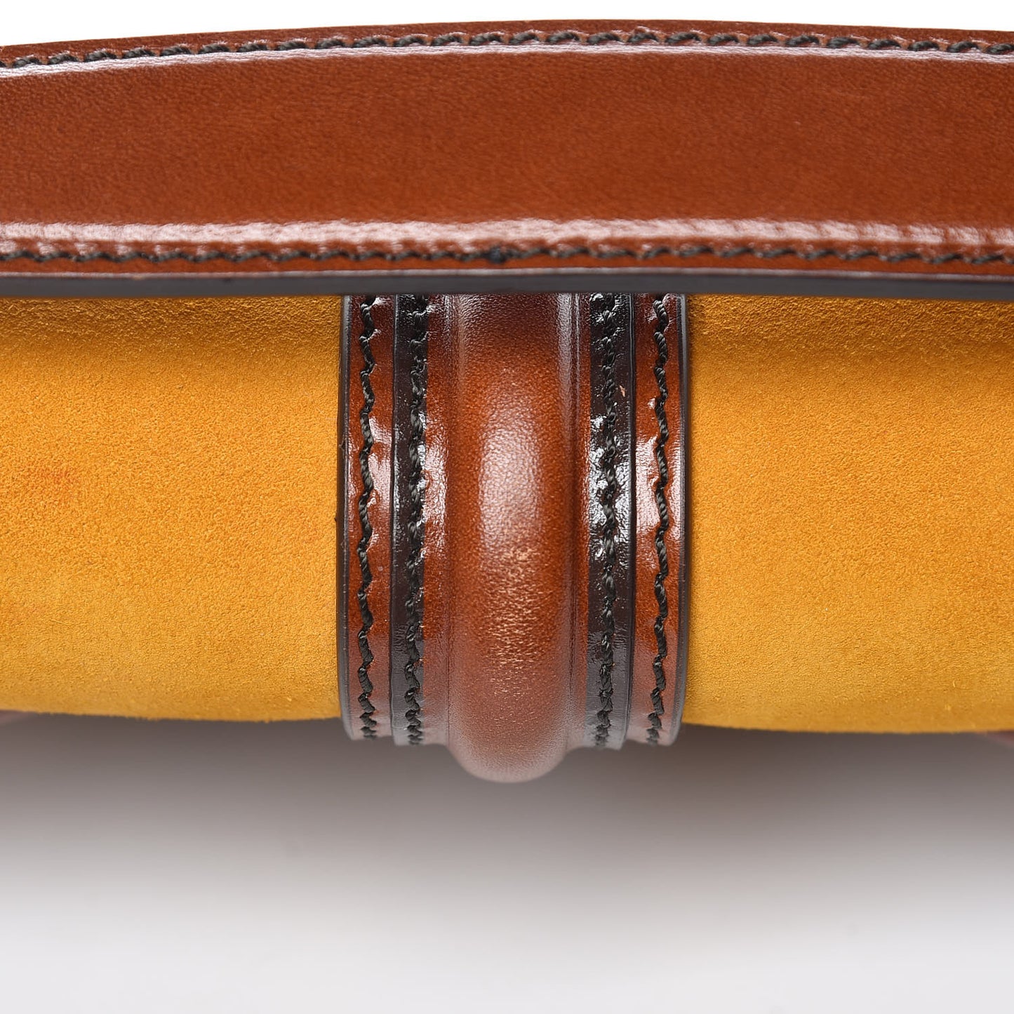 Haymarket Check Suede Small Brickfield Crossbody Butternut