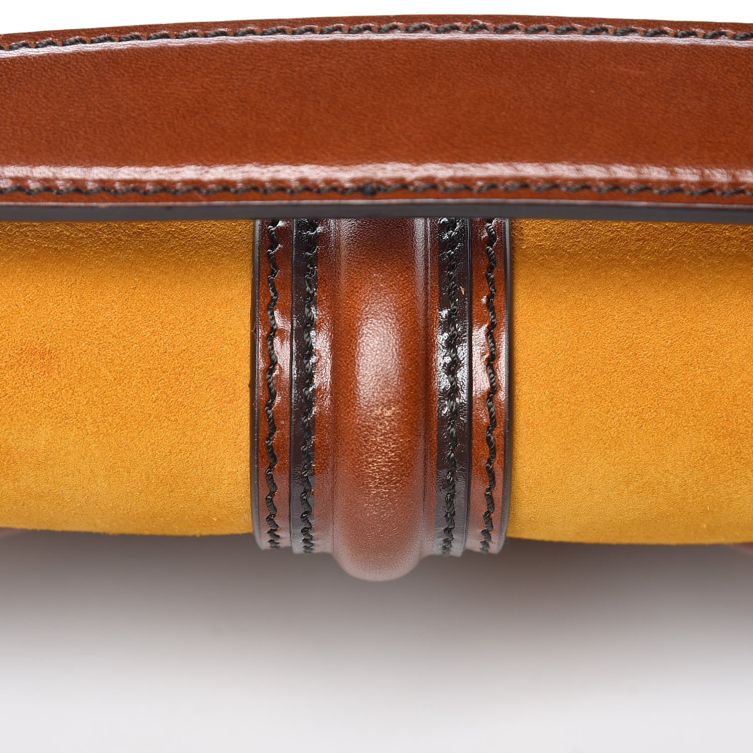 Burberry Haymarket Check Suede Small Brickfield Crossbody Butternut 13 of 14