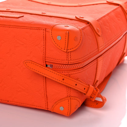 Louis Vuitton Taurillon Empreinte Soft Trunk Backpack PM Orange 8 of 9
