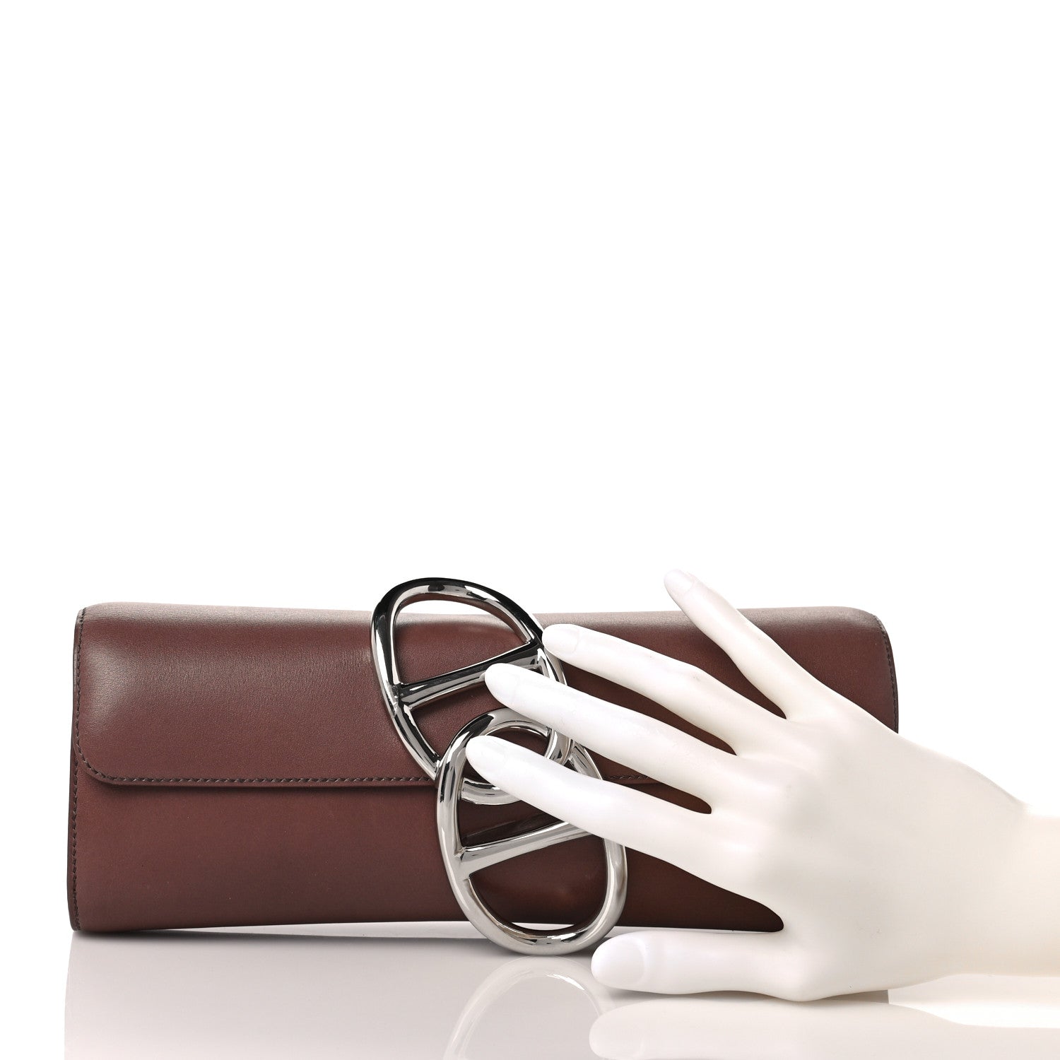 Hermes Tadelakt Egee Clutch Griolet 2 of 10