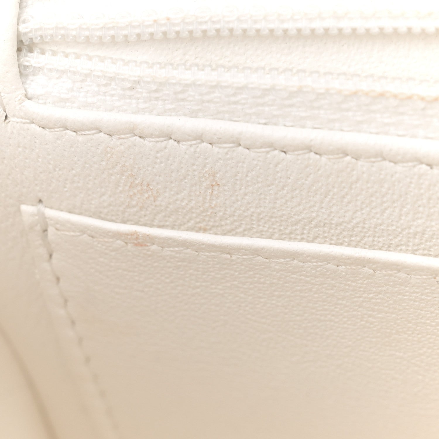 Chanel Lambskin Quilted Mini Rectangular Flap White 12 of 14